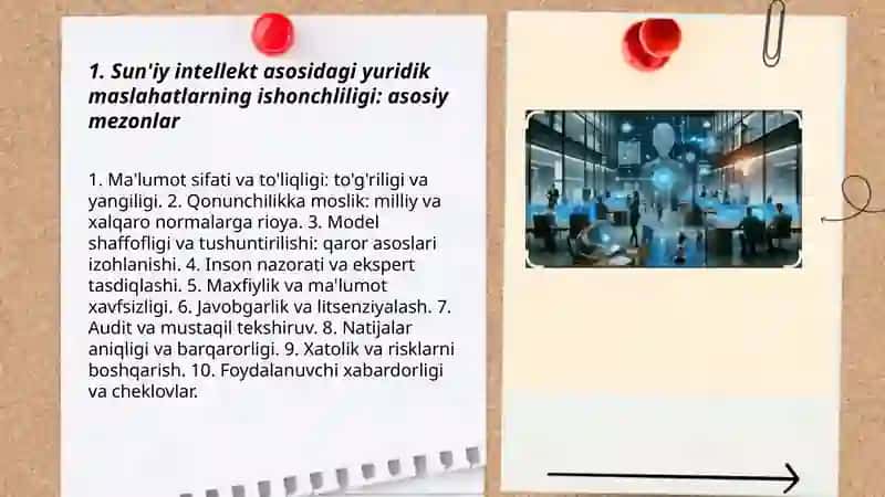 Sun'iy intellekt yordamidagi yuridik maslahat: qay darajada ishonch bildirish mumkin 3