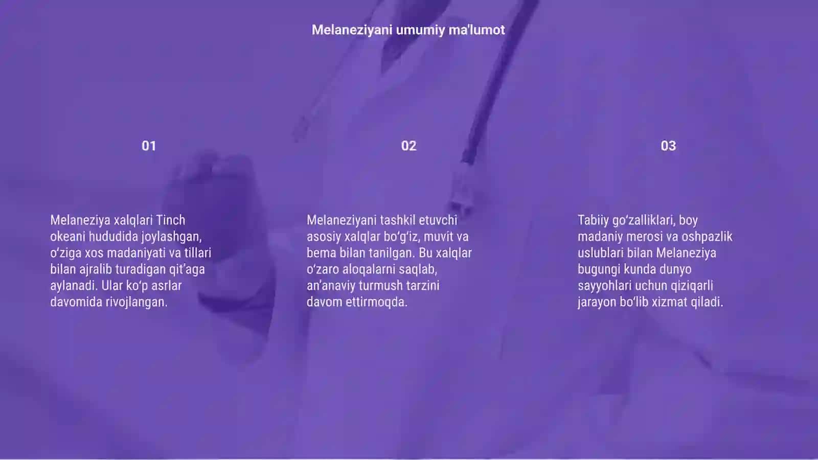 Melaneziya xalqlari haqida 3