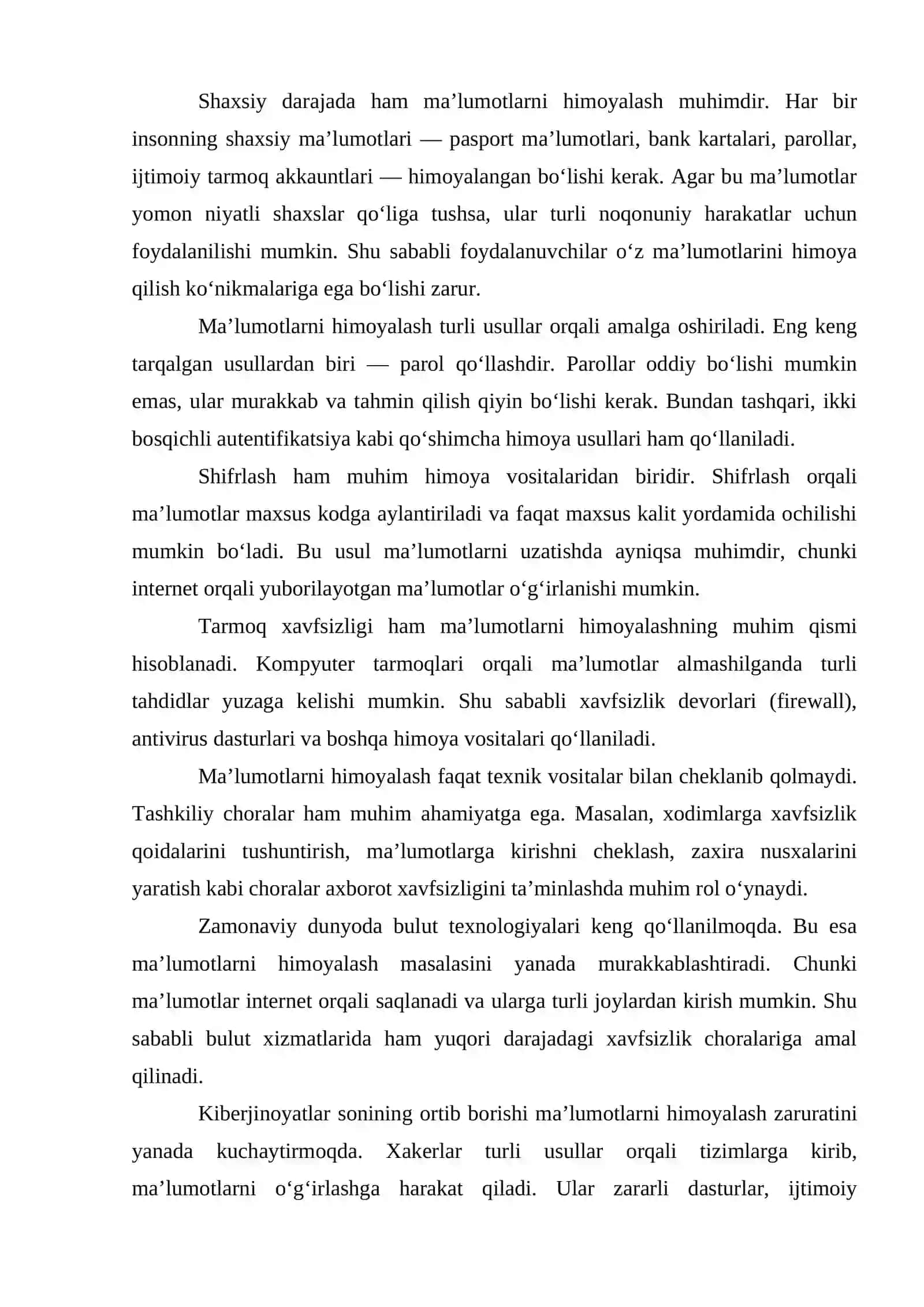 MA’LUMOTLARGA RUXSATSIZ KIRISHDAN HIMOYA QILISH ILOVALARI 3