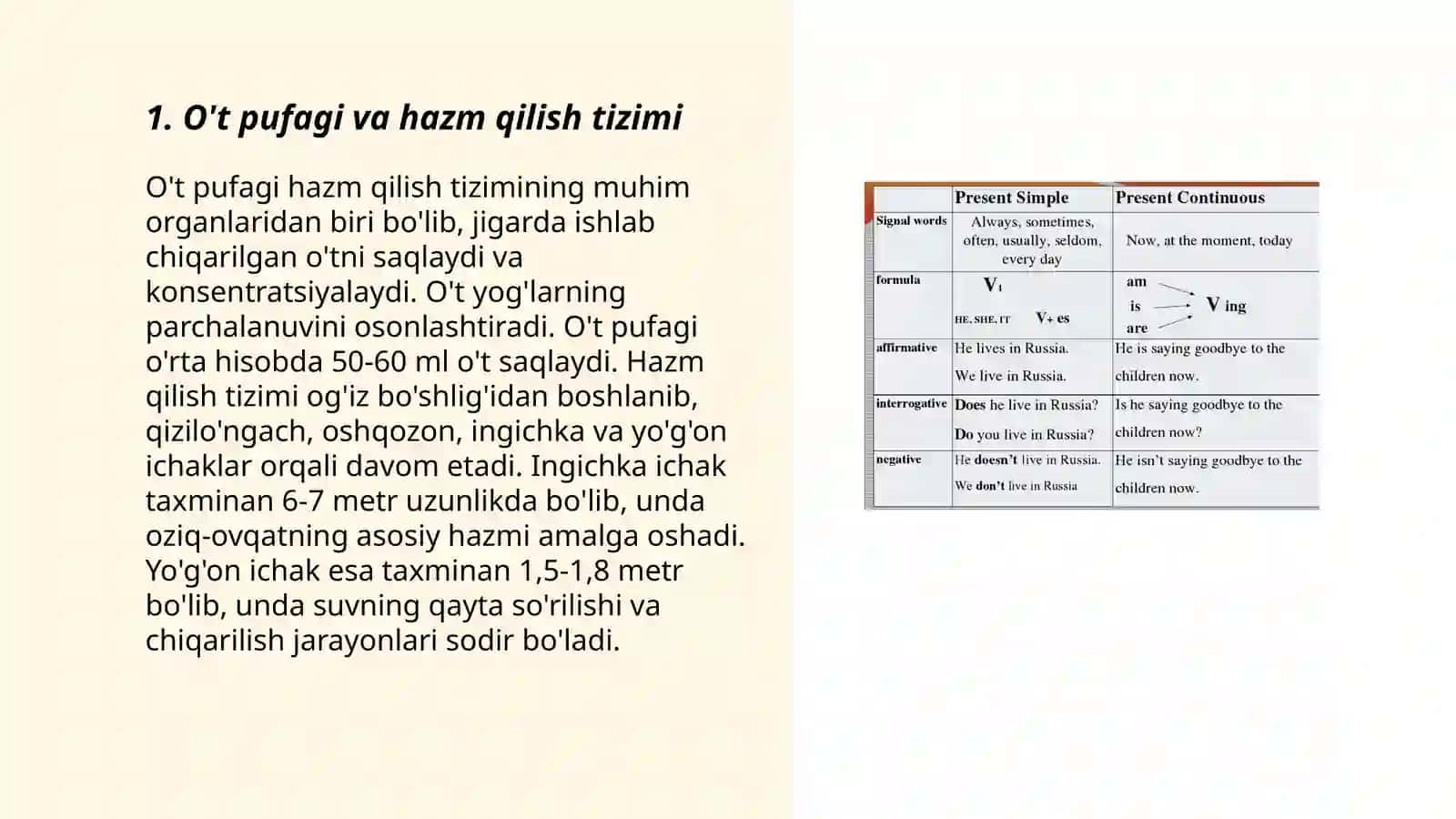 O’t pufagining hazm jarayonidagi ahamiyati 3