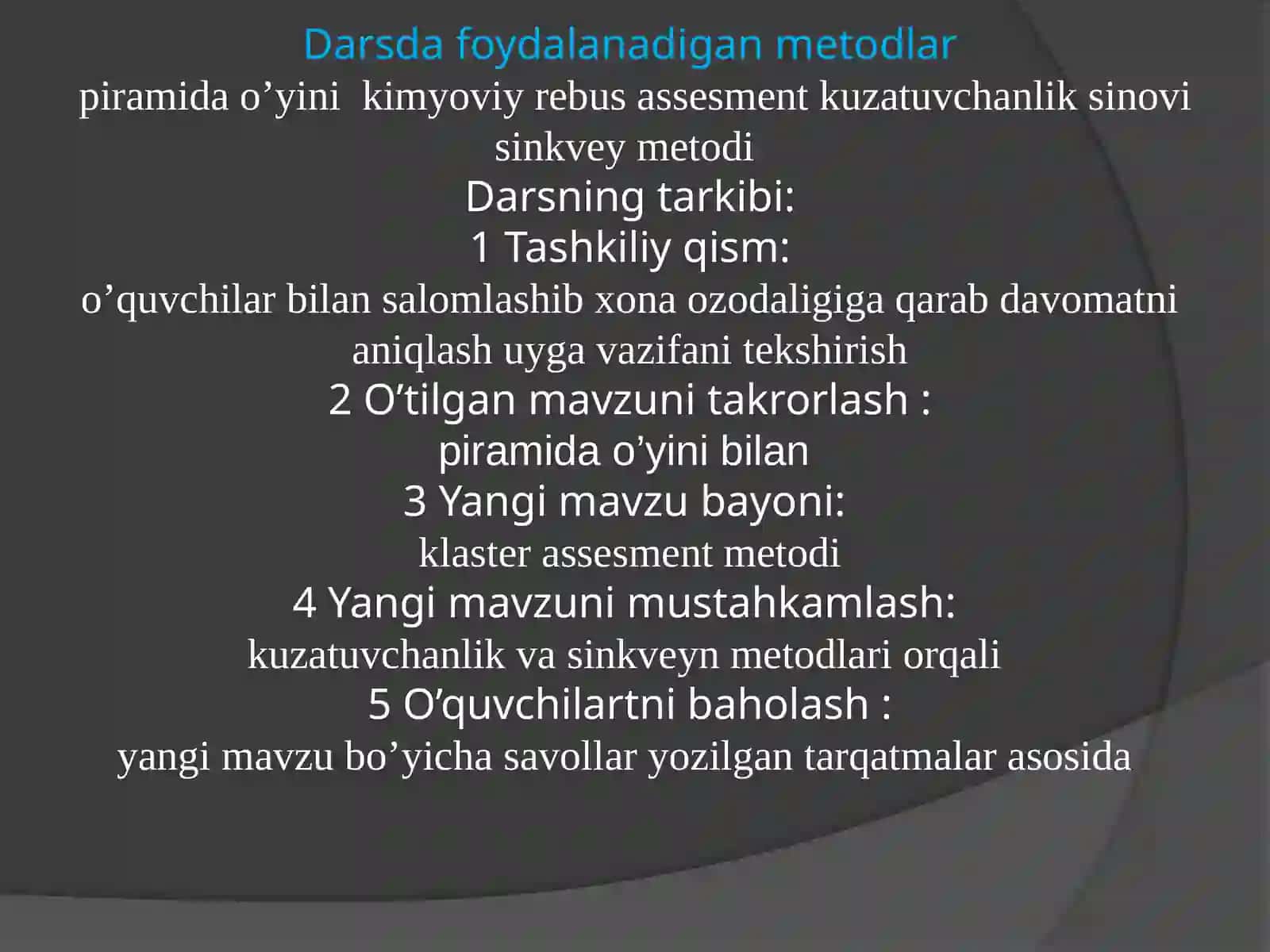 Ishqoriy metallar. Natriy va kaliyning xossalari va eng muhim birikmalari. Sodda ishlab chiqarish 3