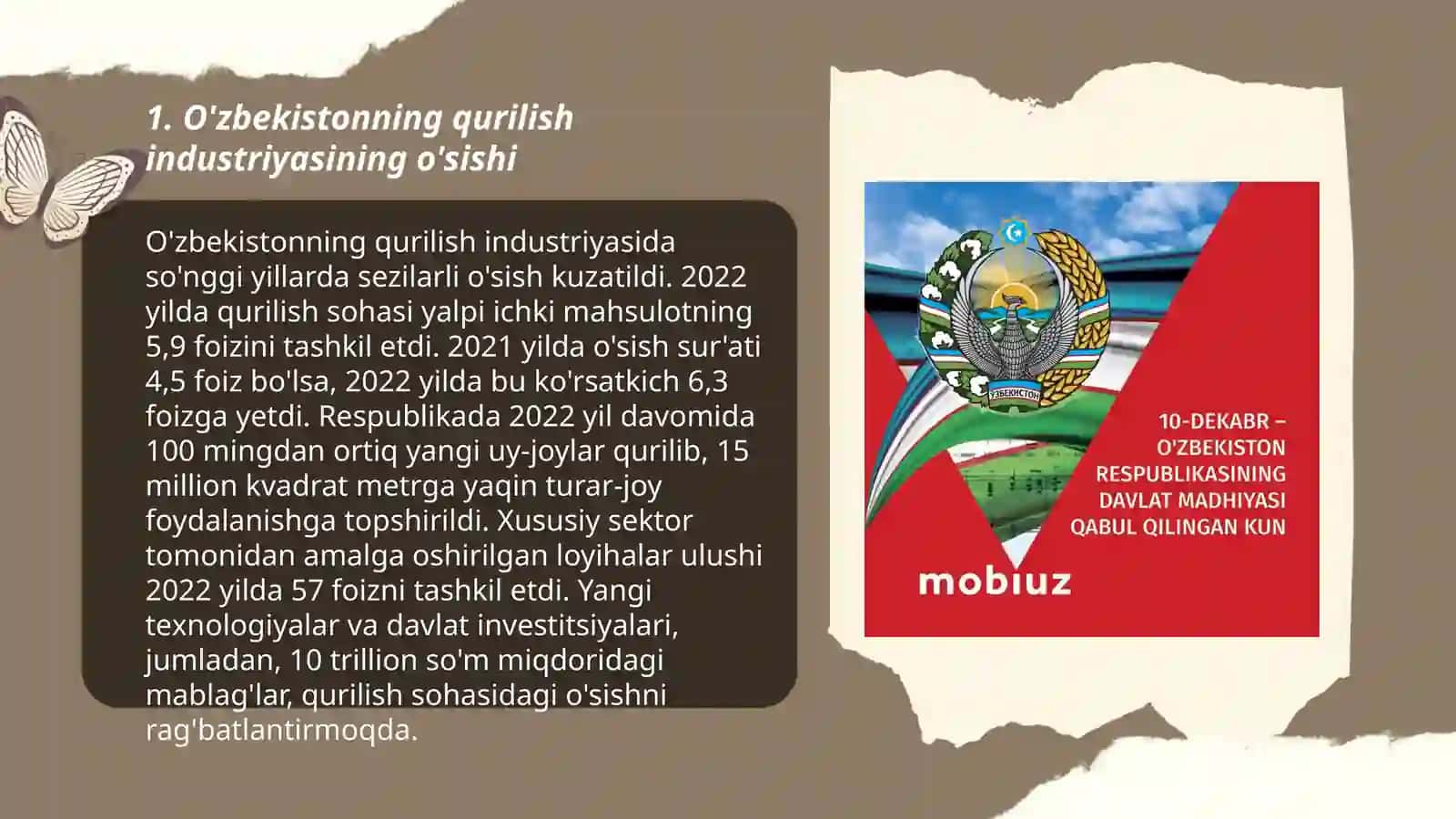 O'zbekiston Respublikasi bajarilgan qurilish ishlari 3