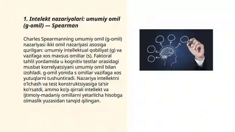 Intelekt va kreativlik nazaryalari 3