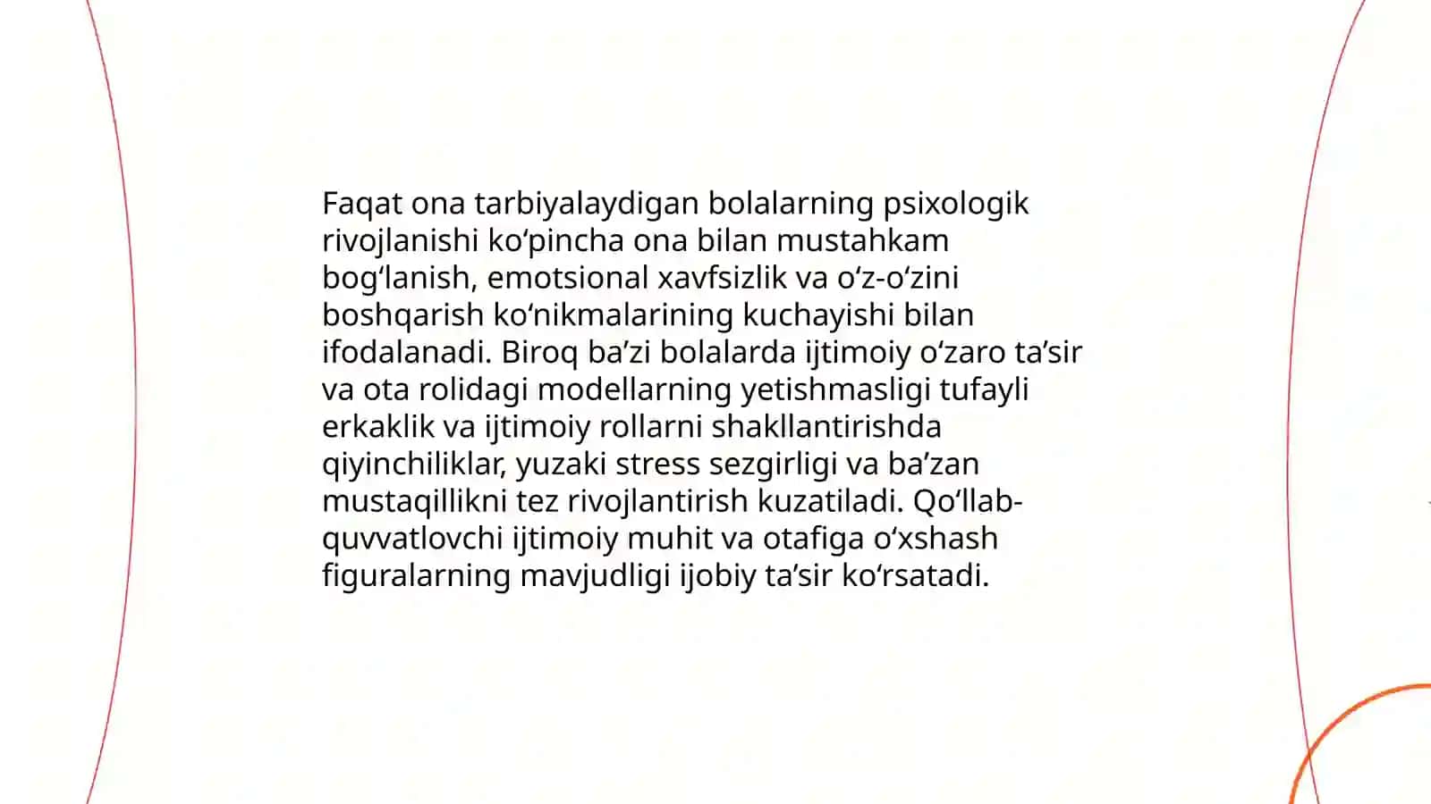 Oila pedagogikasi fanidan tayyorlagan pedagogik portreti 1-topshirig’i 3