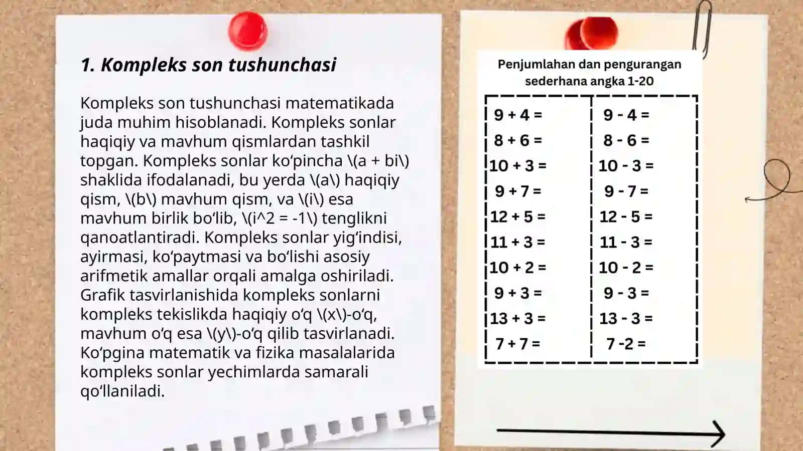 Matematikada kompleks sonlar 3