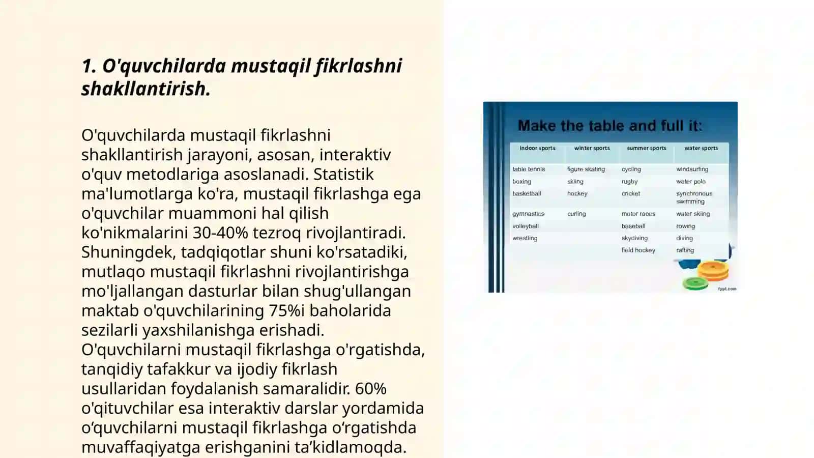 Sinf rahbarining tarbiyaviy faoliyati samaradorligini oshirish usullari 3