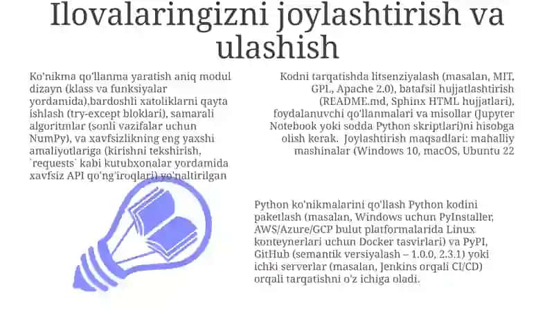 Python dasturlash tilida skill dasturlar tuzish 3