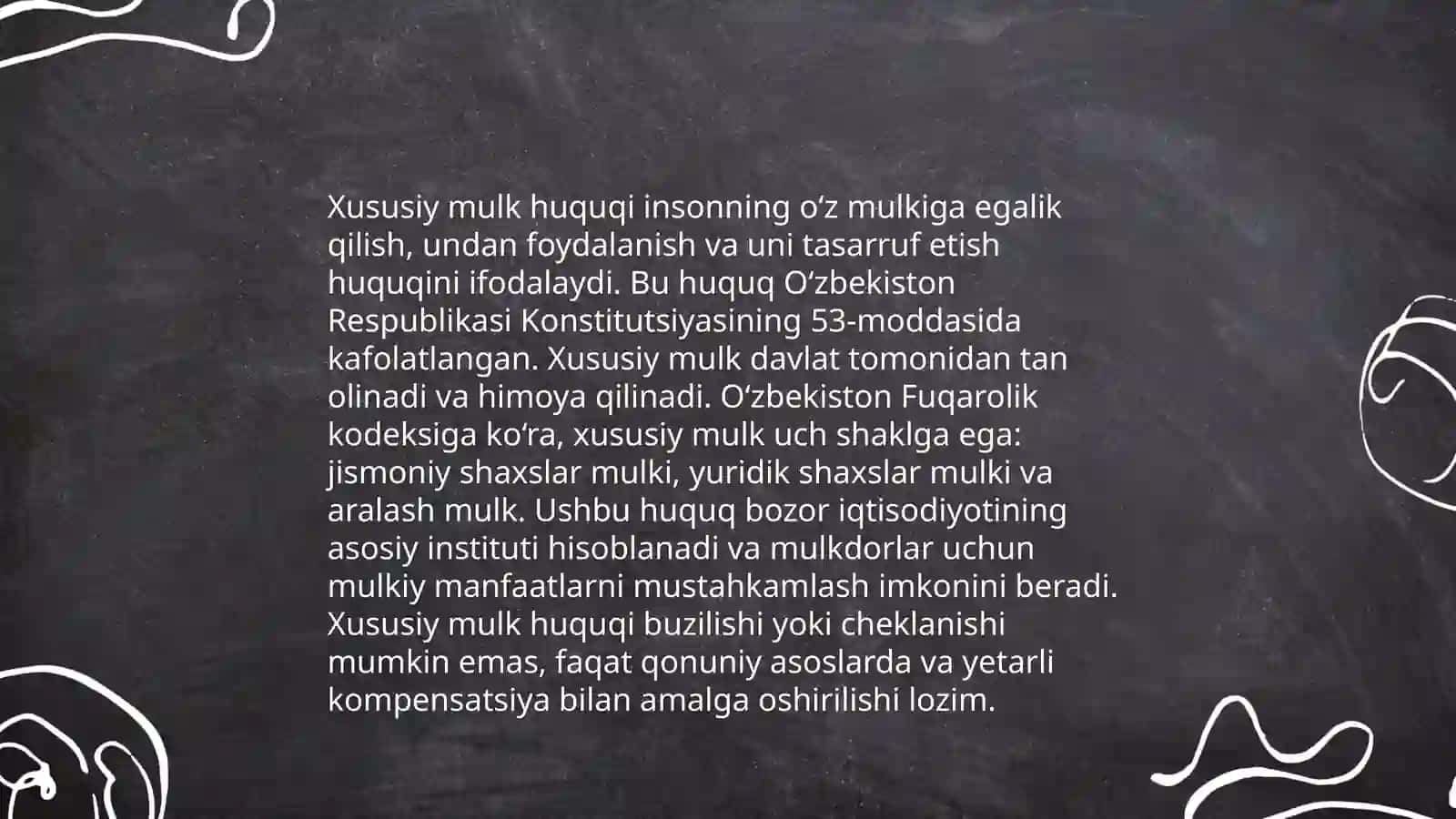 Xususiy mulk huquqi 3