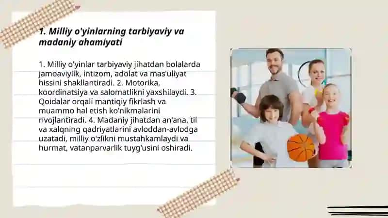 Kichik yoshdagi bolalar uchun milliy va harakatli o'yinlarni pedagogik ahamiyati 3