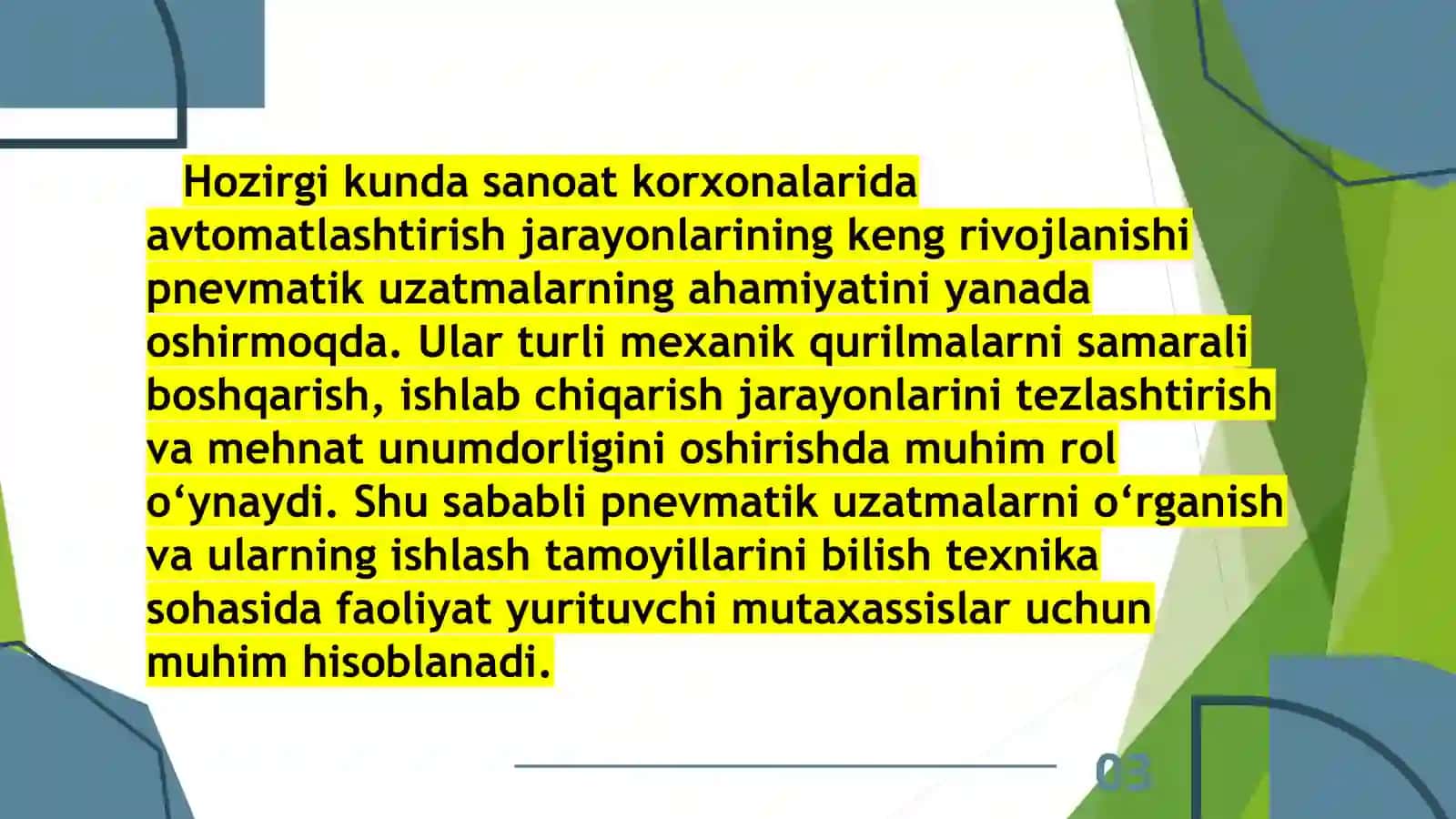 Pnevmatik Uzatmalar va Ularning Sanoatdagi Ahamiyati 3