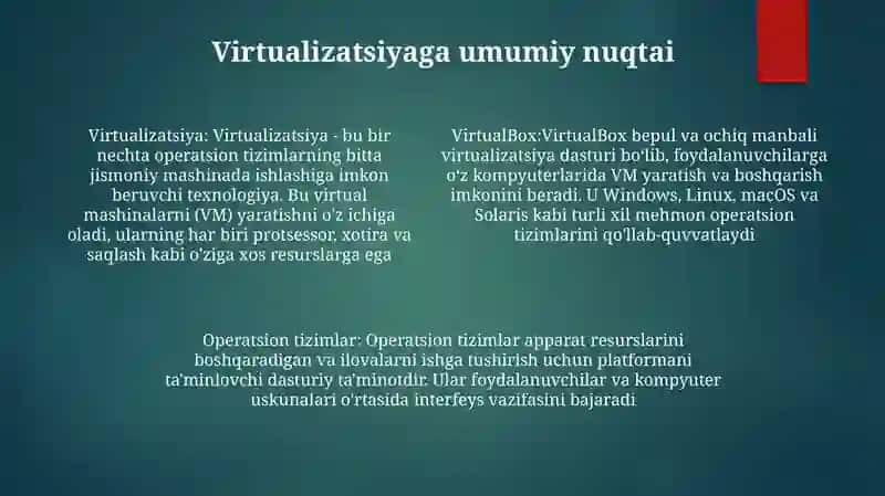 Virtualbox Dasturini Kompyuterga O'rnatish 3