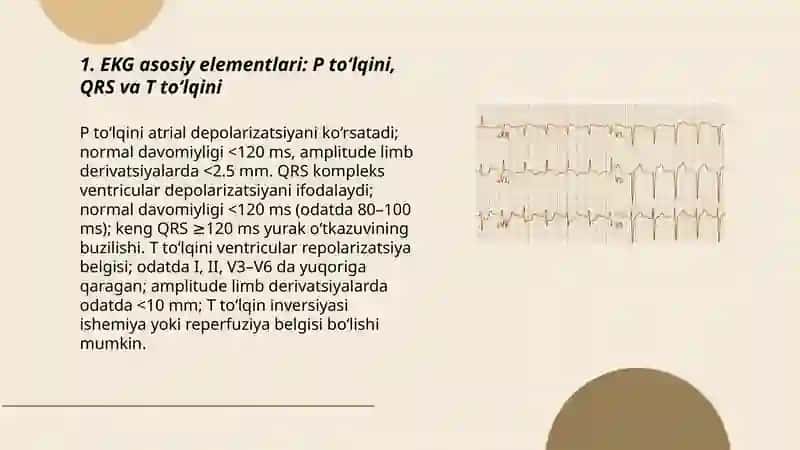 EKG norma va patologiyada 3