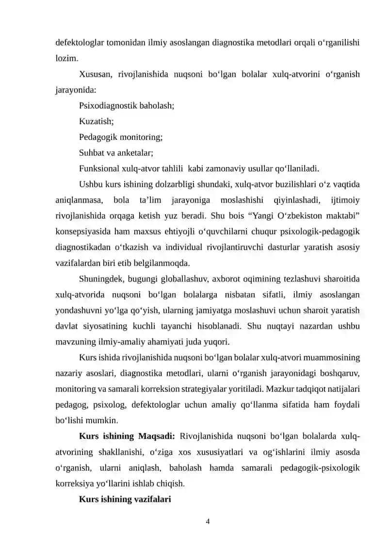 Rivojlanishida nuqsoni bo'lgan bolalarda xulq atvorni oʻrganish 3