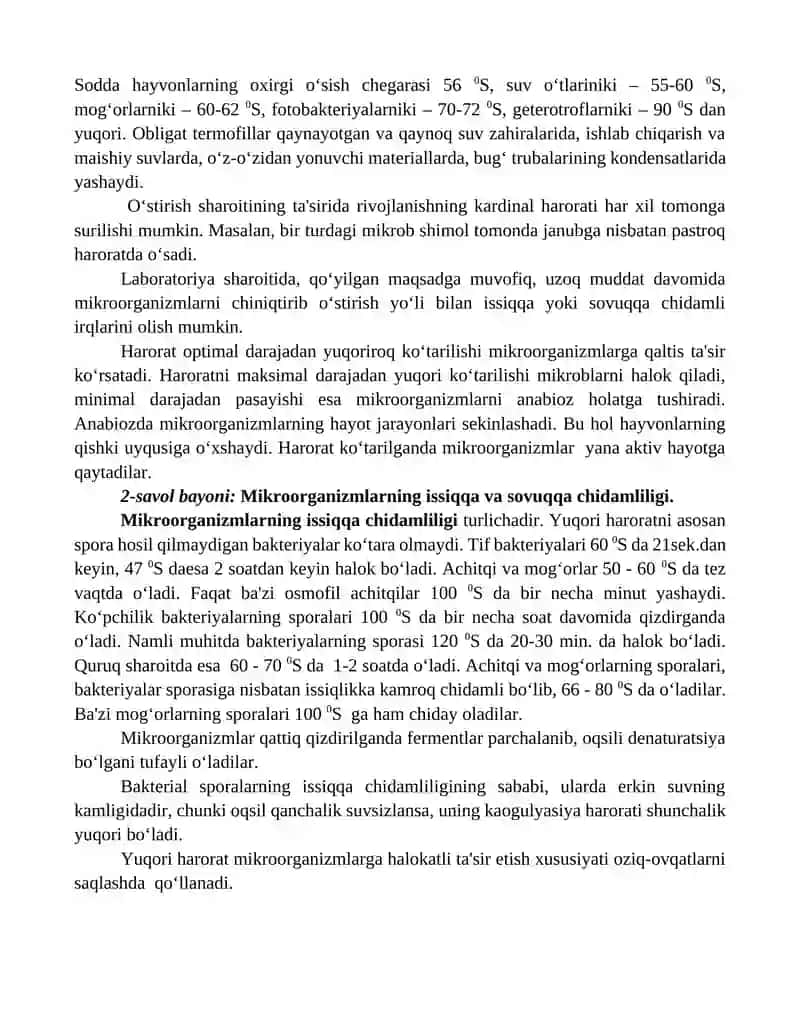 Mikroorganizmlarga fizik,kimyoviy va biologik omillarning ta'siri 3