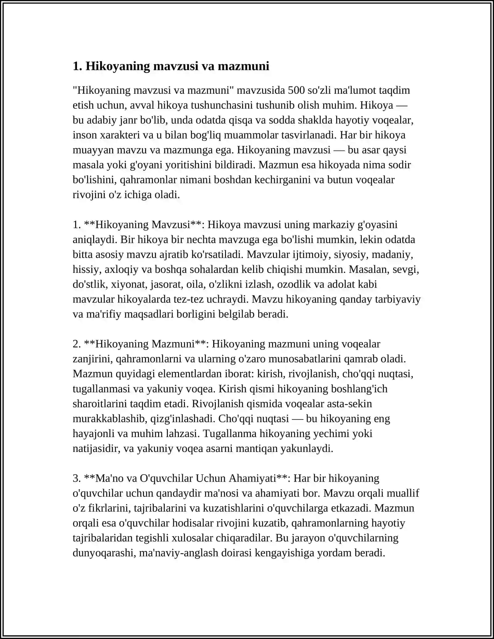 SAID AHMADNING "QOPLON "HIKOYASI TAHLILI 3