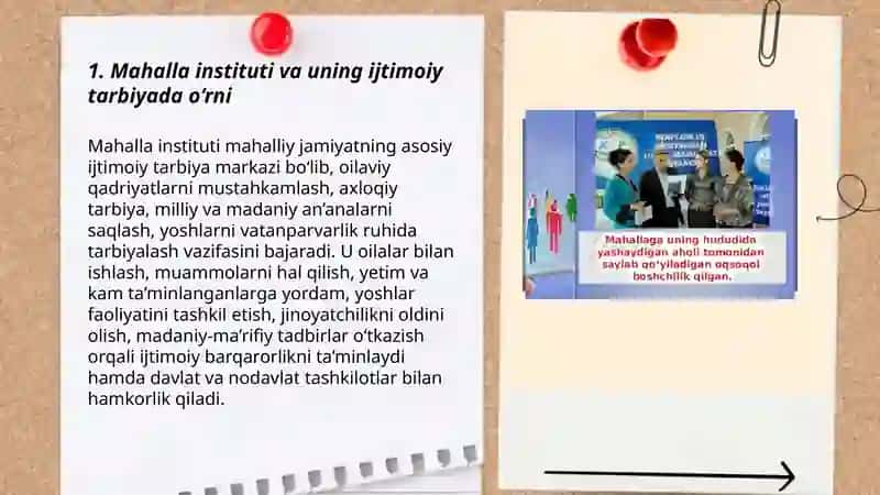 Mahalla instituti va uning ijtimoiy tarbiyada o‘rni 3