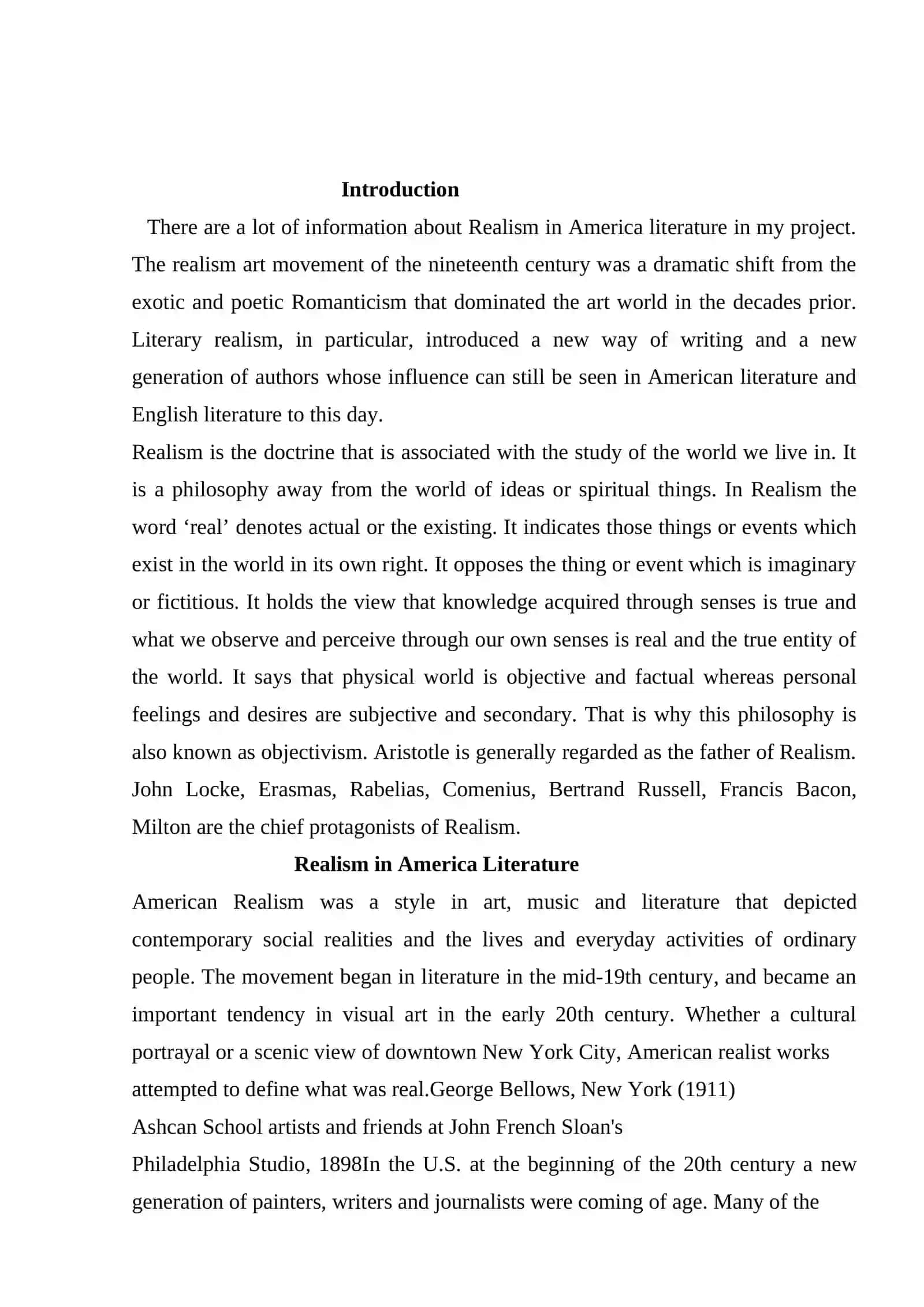 Realism in American Literature 3