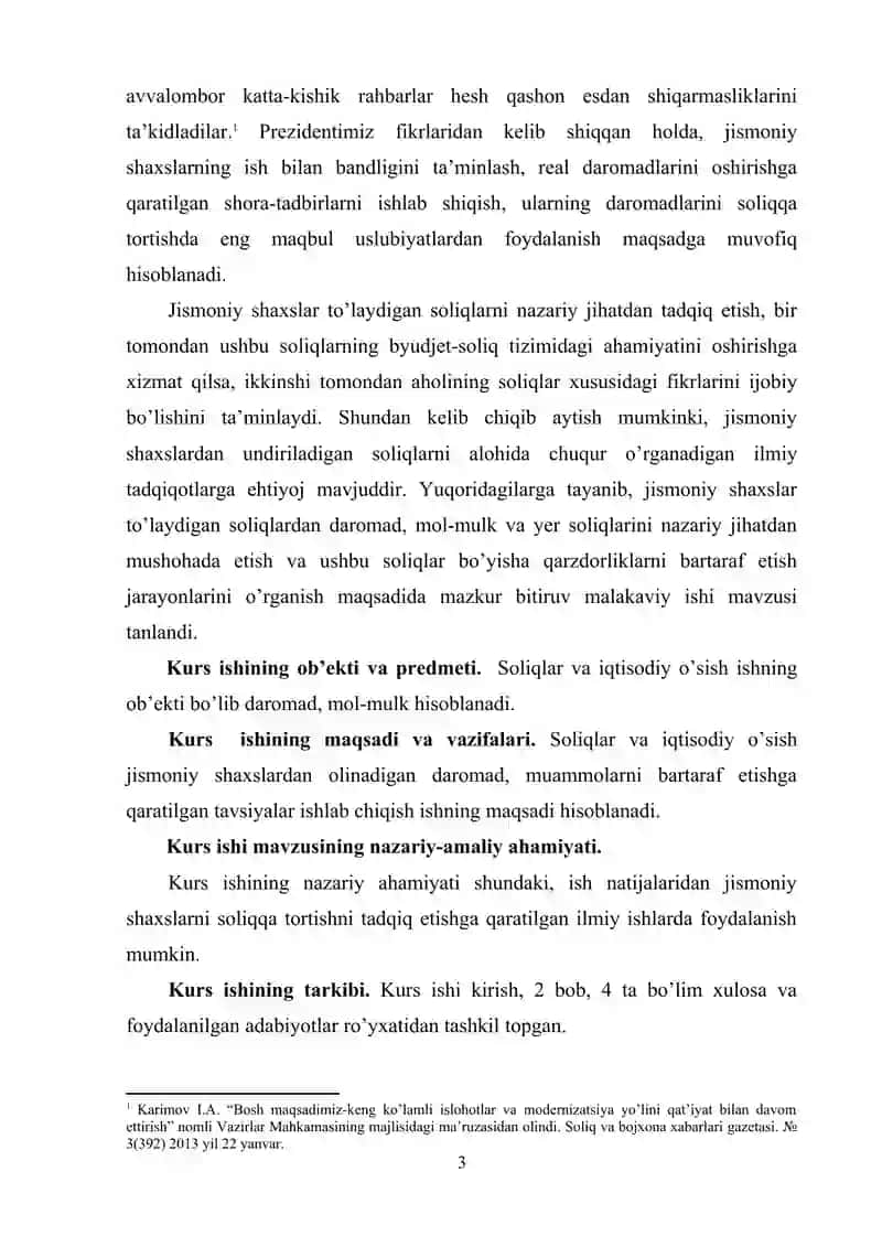O’ZBEKISTONDA SOLIQ SIYOSATI 3