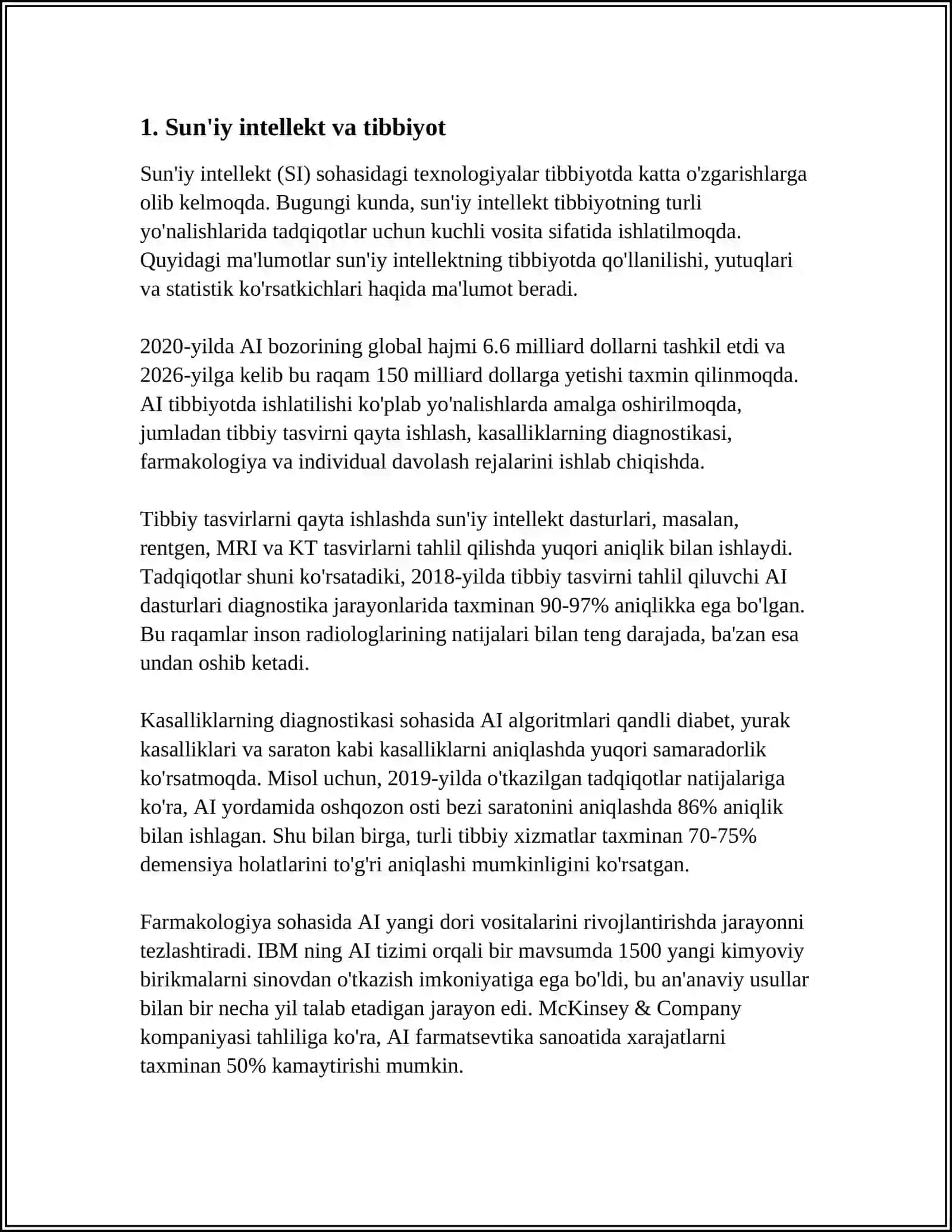ZAMONAVIY TIBBIYOT TEXNOLOGIYALARI 3