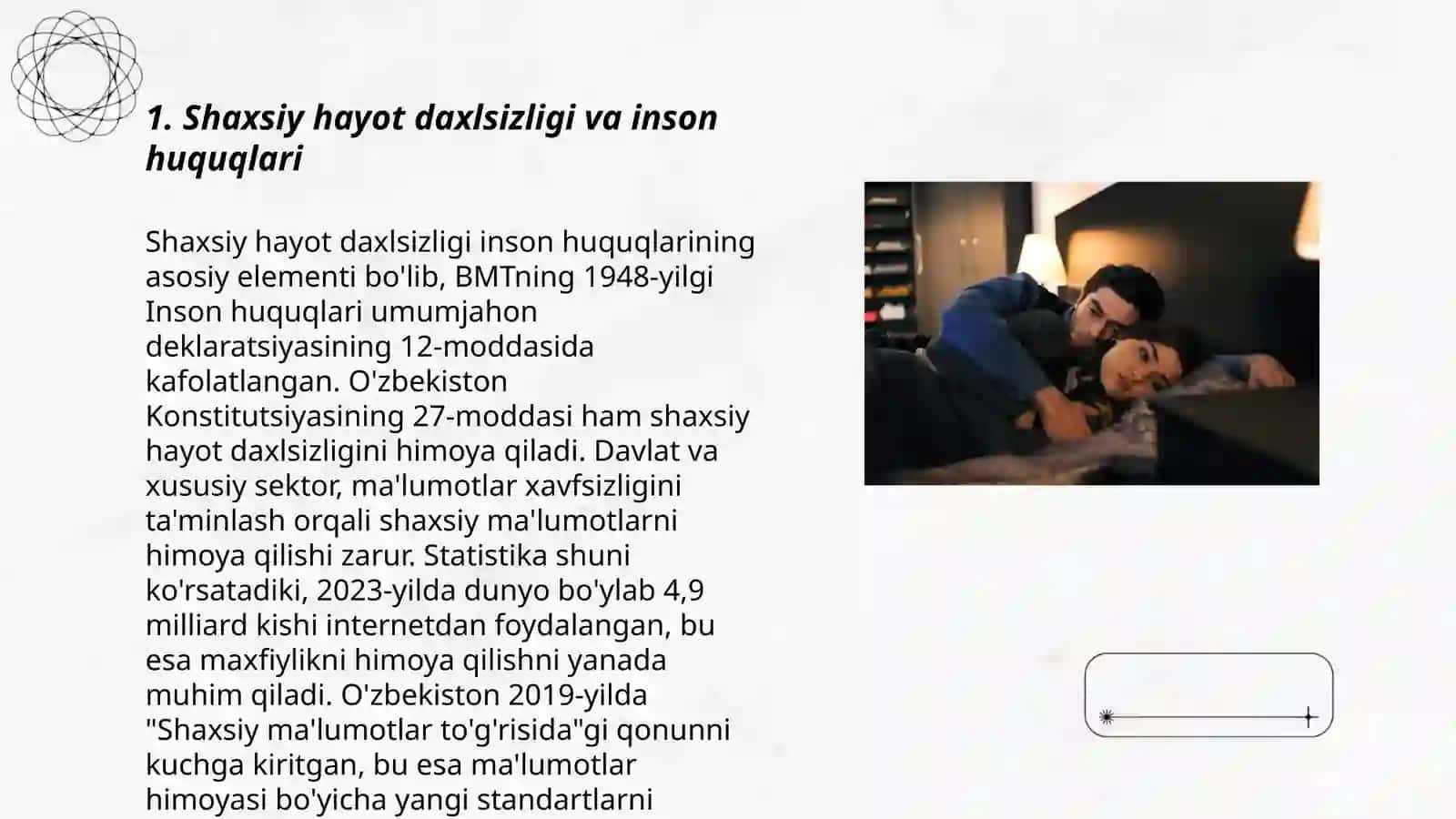 Shaxsiy Hayot Daxlsizligi va Inson Huquqlari 3
