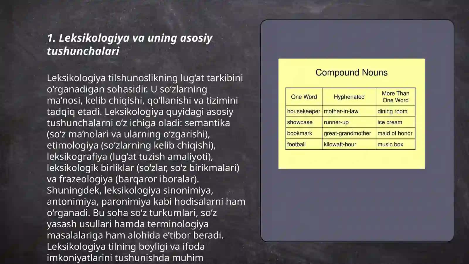 Oʻzbek tili leksikologiyasini boyish manbalari 3
