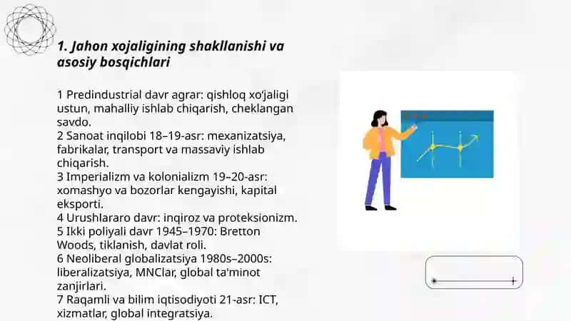 Jahon xojaligining shakllanishi va asosiy bosqichlari 3