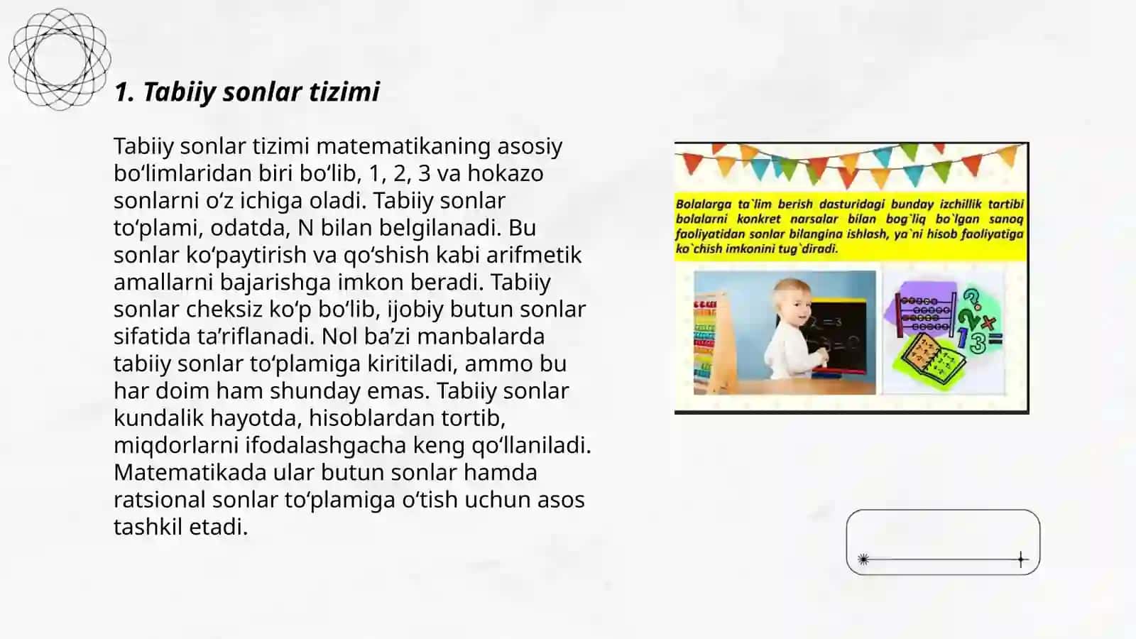 Tabiiy sonlar tizimi 3