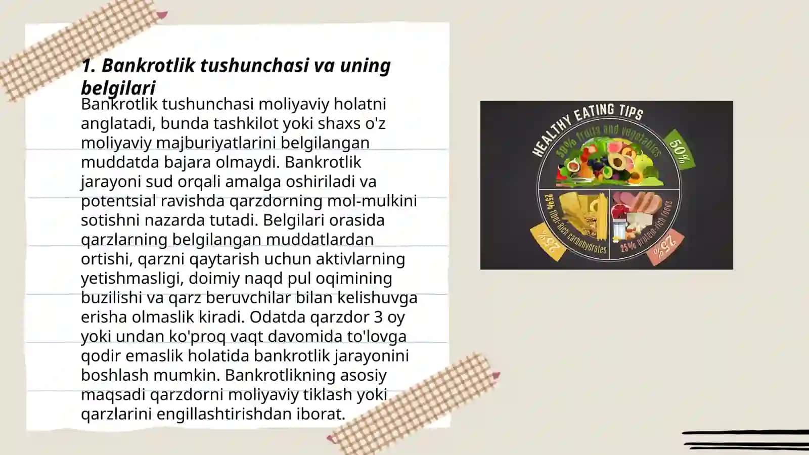 Bankrotlik tushunchasi va uning belgilari 3