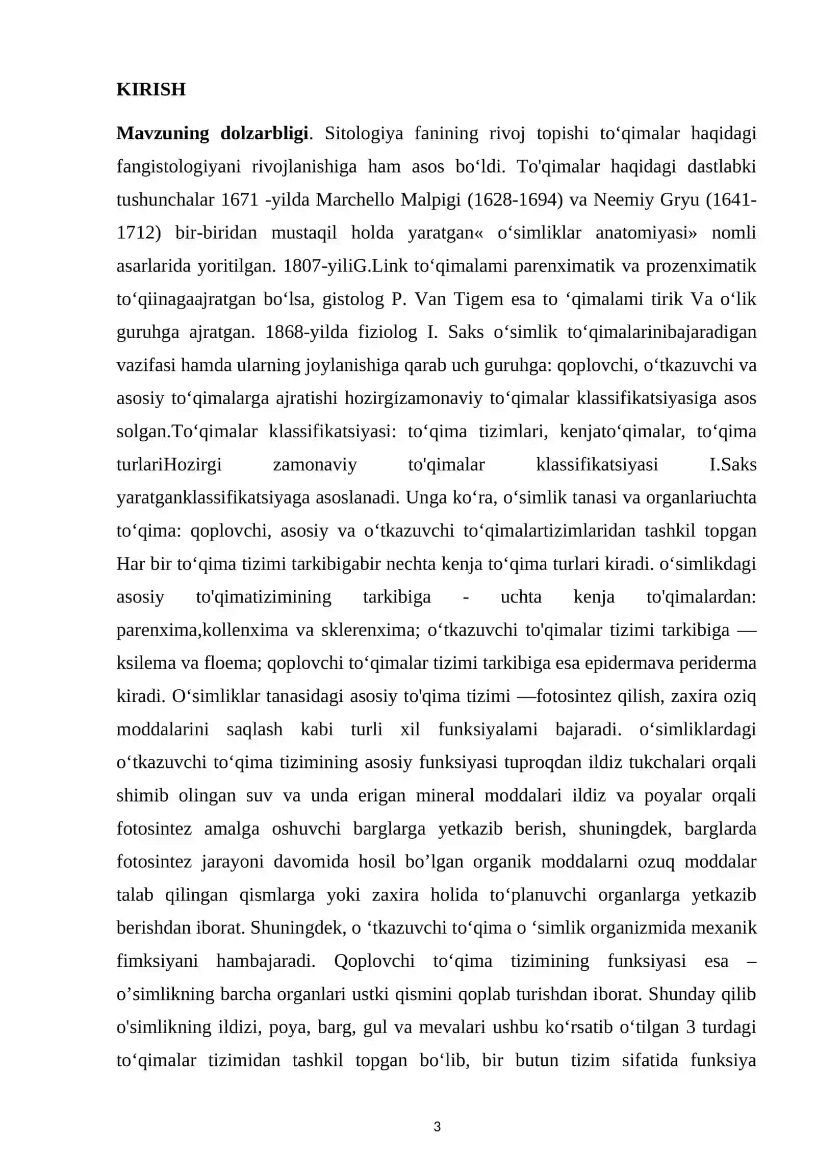 BOTANIKA FANIDAN o’TKAZUVCHI NAY TOLALI BOG’LAM TURLARI MAVZUSIDA 3