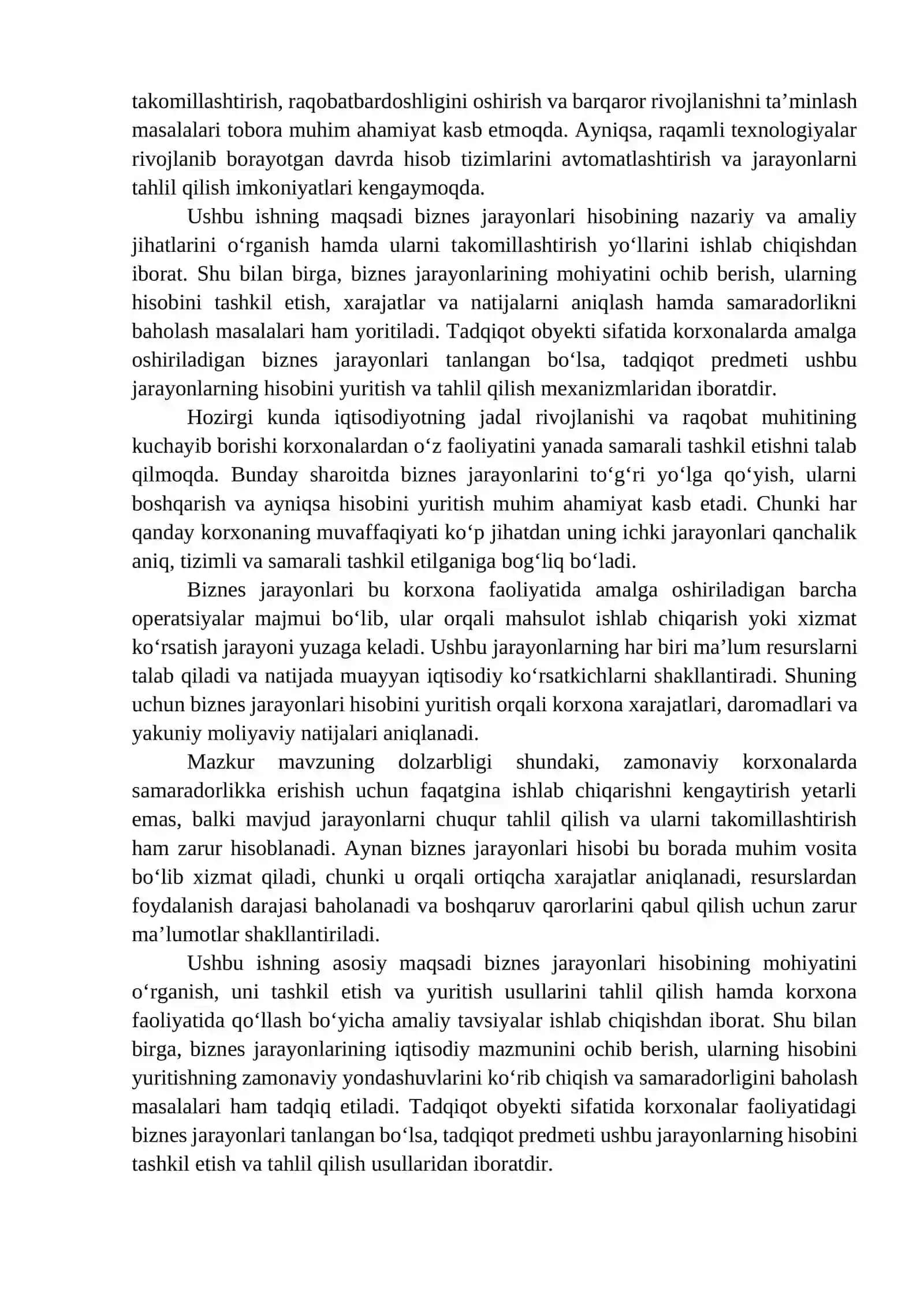Biznes jarayonlari xisobi 3