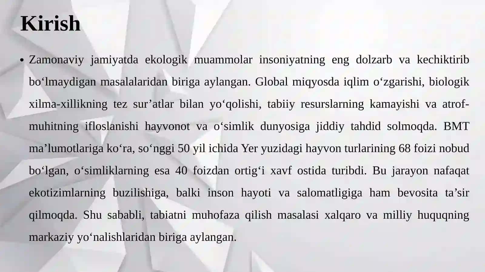 Hayvonot va o‘simlik dunyosiga qarshi jinoyatlar huquqiy tahlili 3