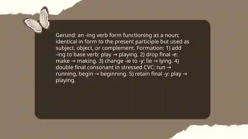 Gerund 3