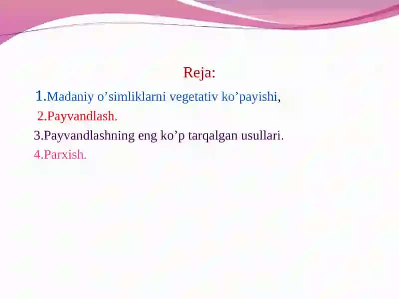 Madaniy o’simliklarning vegetativ ko’payishi 3