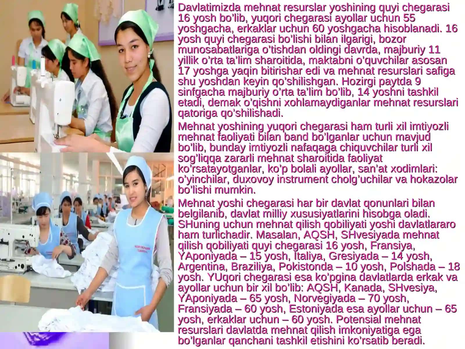 MEHNAT BOZORI STATISTIKASI 3