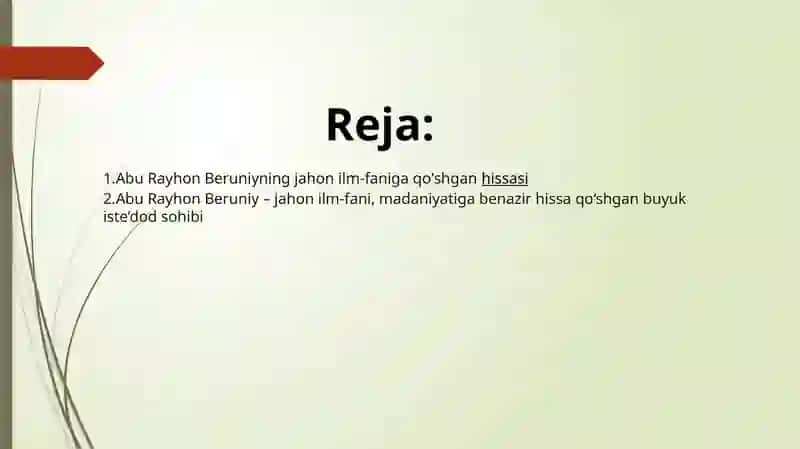 Abu Rayhon Beruniyning jahon ilm faniga qoʻshgan hissasi 3
