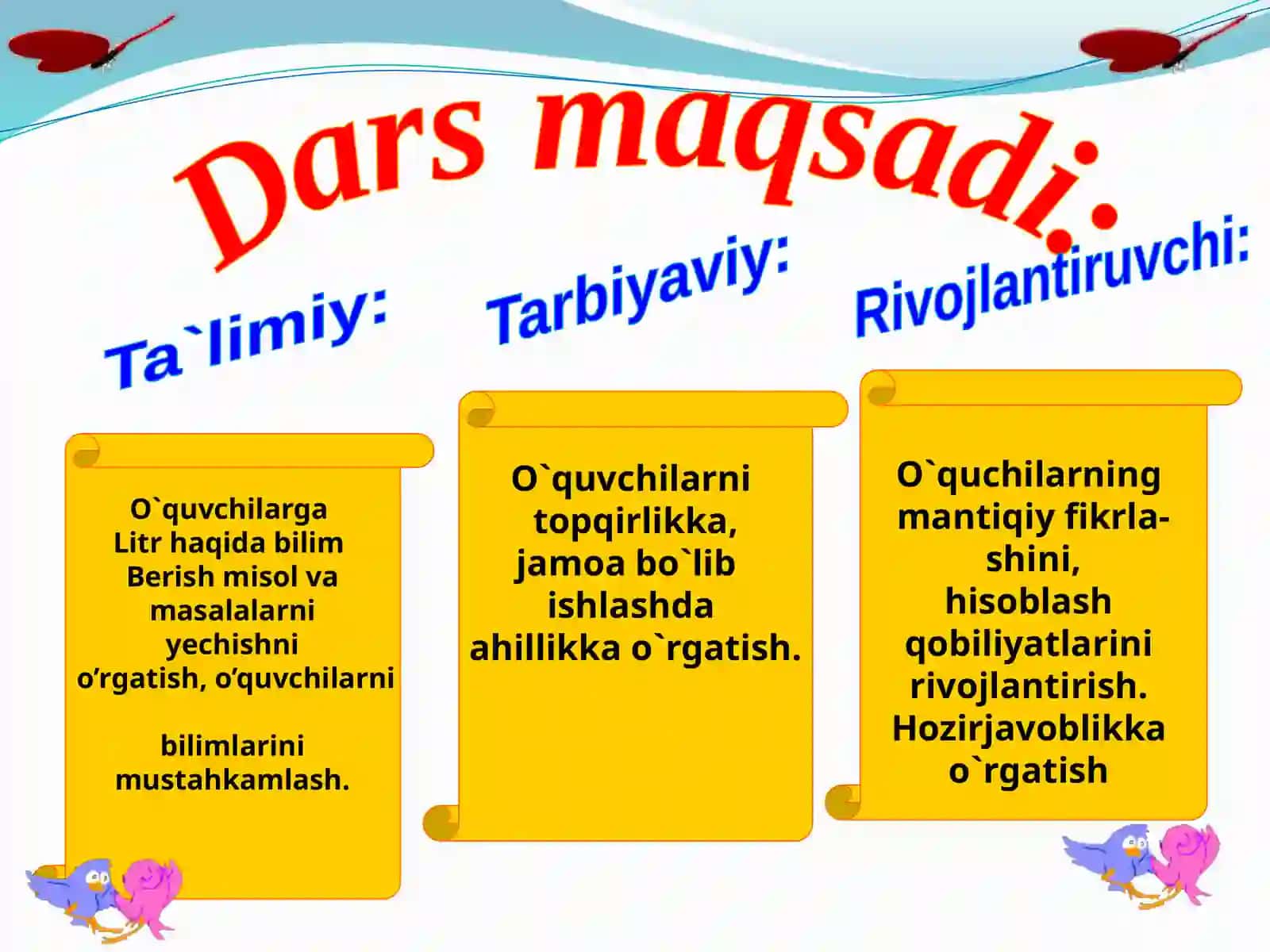 Sig’imo’lchov birligi-litr 3