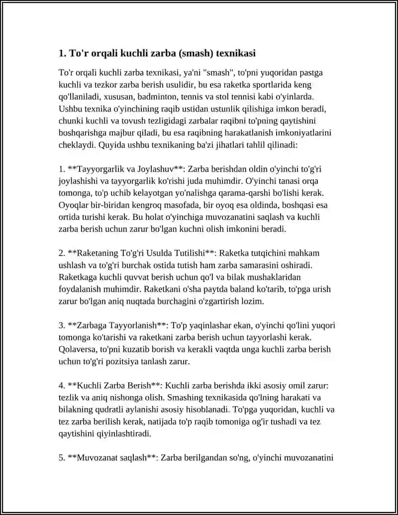 TO'R ORQALI XUJUM ZARBASI USULLARI 3