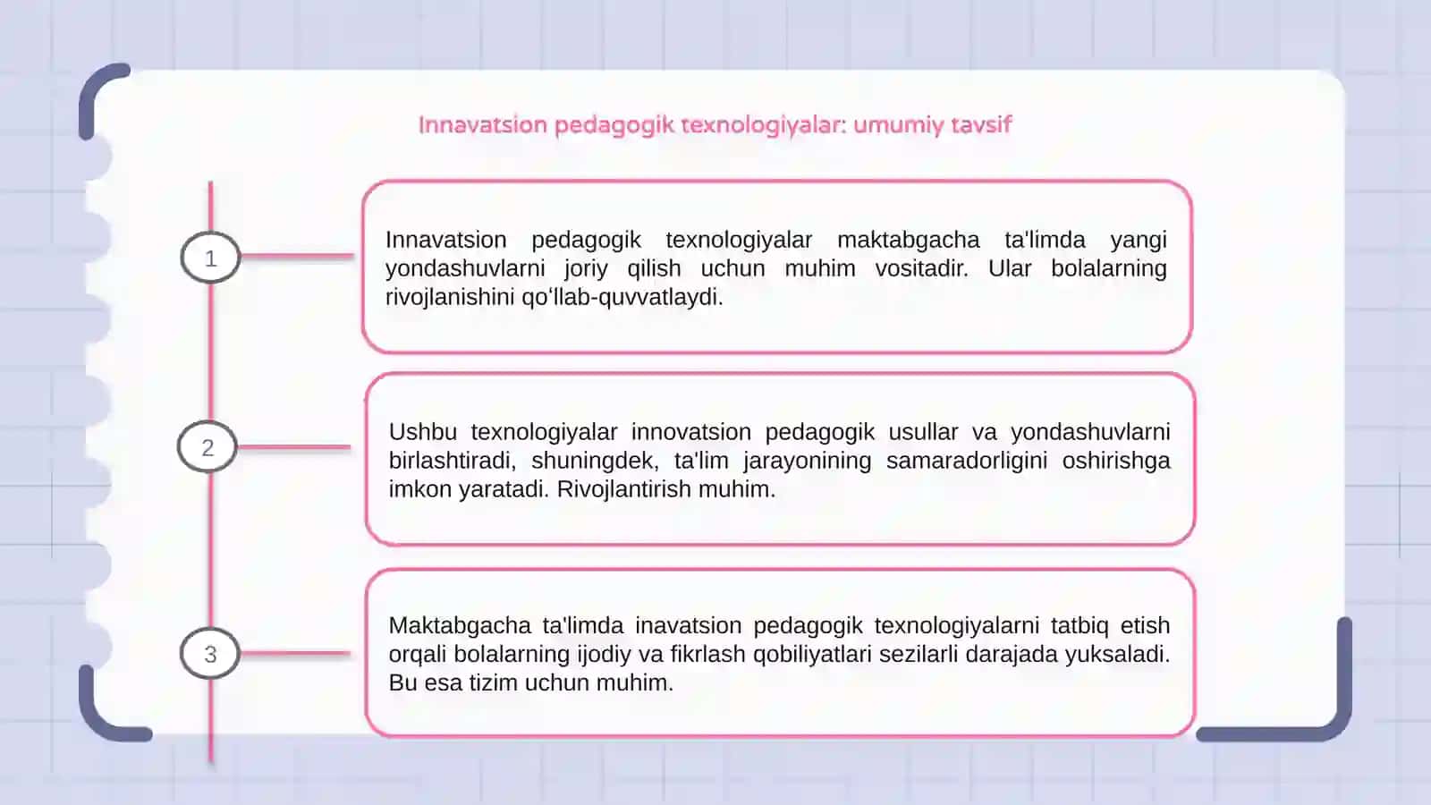 Innavatsion pedagogik texnalogiyalarni maktabgacha talimda joriy etish 3