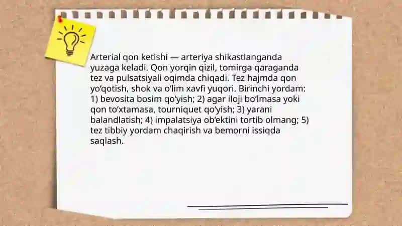 Qon ketishining turlari 3
