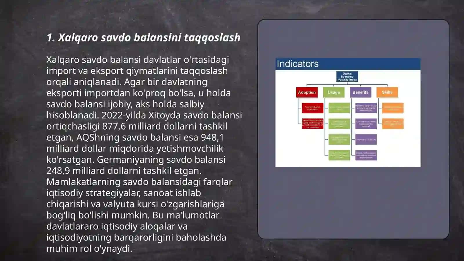 Makroiqtisodiy koʻrsatkichlarni xalqaro taqqoslash 3