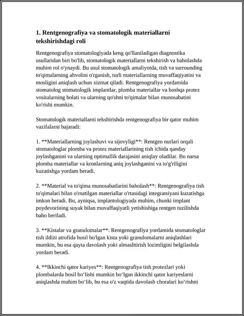 STOMATOLOGIK MATERIALLARNI TEKSHIRISHNING RADIATSION USULLARI 3
