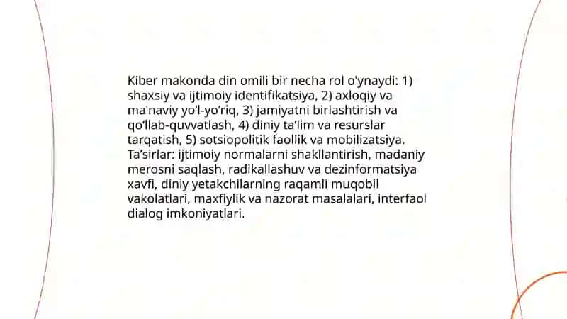 KIBERMAKONDA DIN OMILI 3