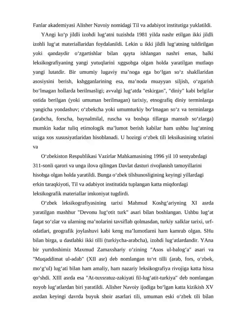 O'ZBEK TILI SENONIMLARI IZOHIY LUG'ATI OSTIDA ISHLASH 3
