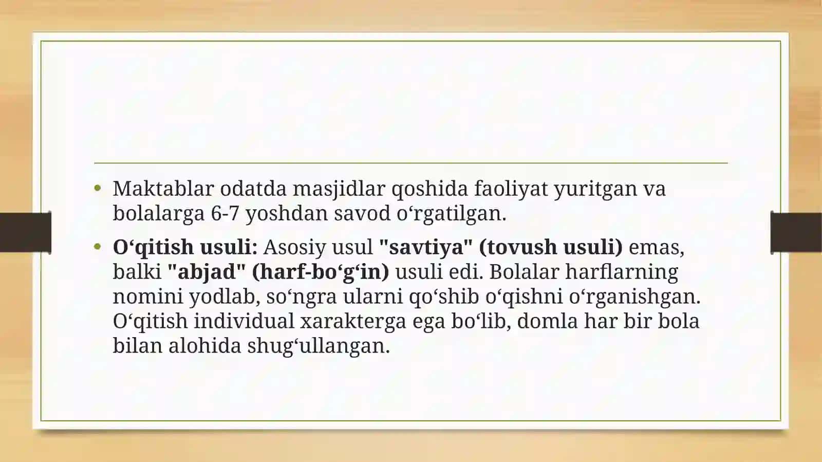 Turkiston o‘lkasida va sovet tuzimi davrida maktab va ta’lim tizimi 3