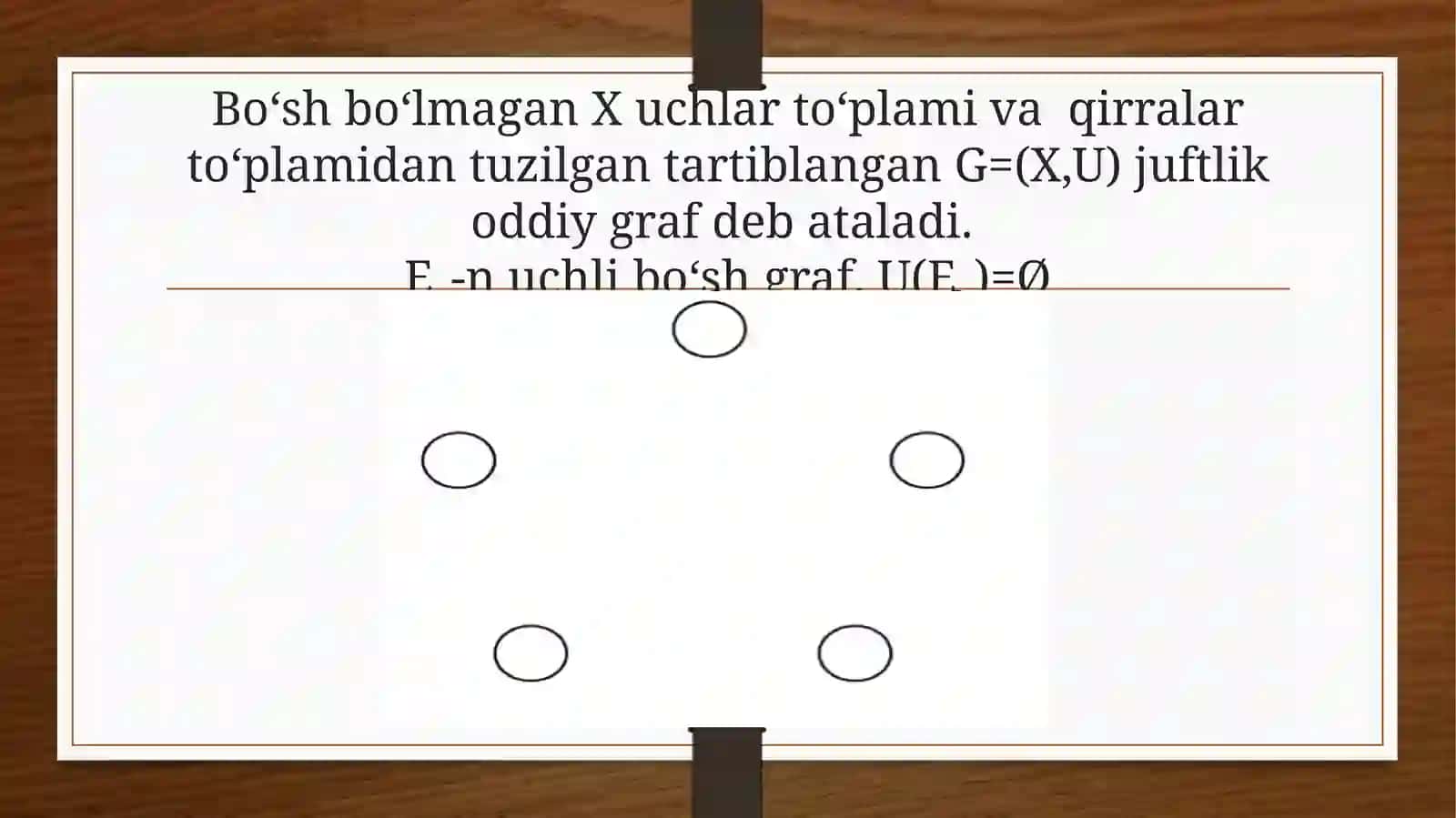 Yo‘naltirilgangraflardamashrut,zanjir,sikl.Engqisqayo‘lnitopishalgoritmlari 3