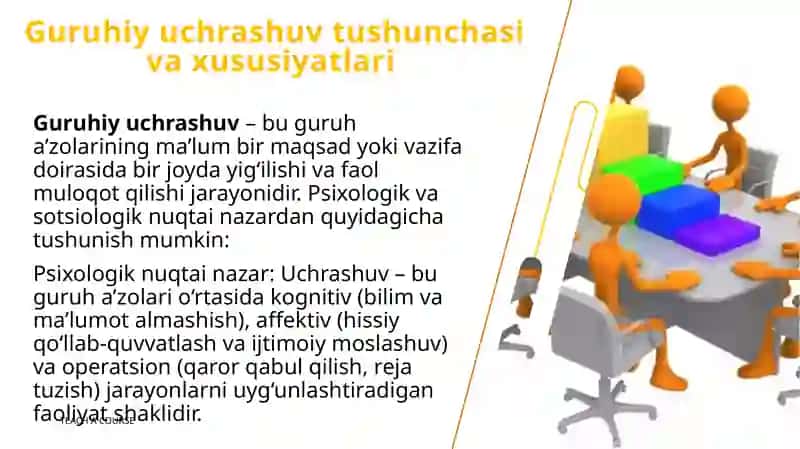 Guruhiy uchrashuvlar guruhiy psixologik faoliyatning turliligi sifatida 3