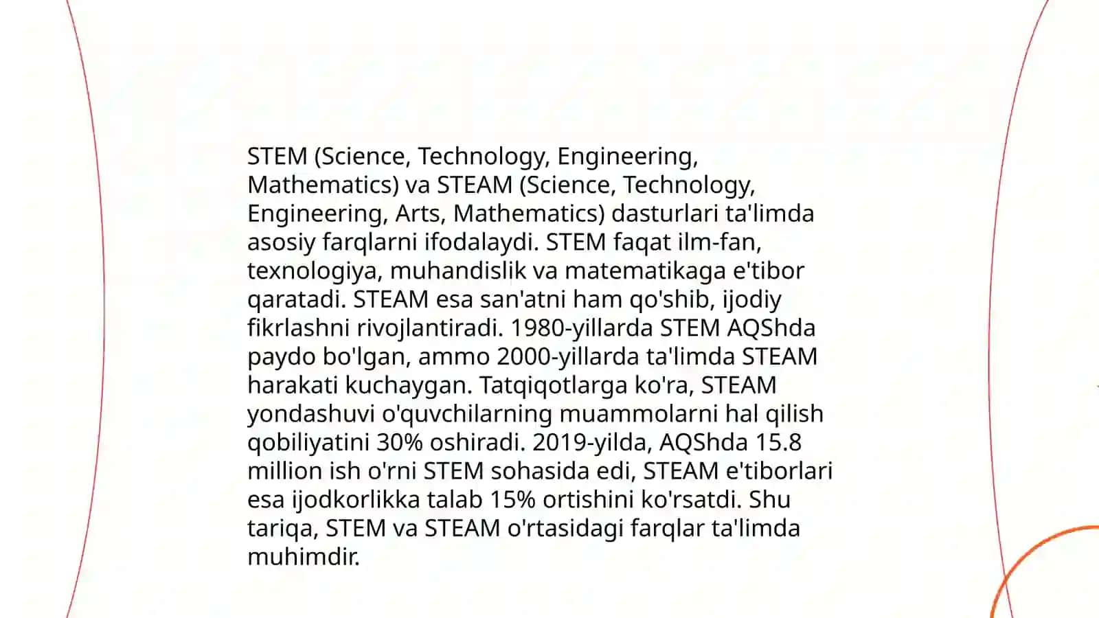 STEM va STEAMning rivojlanishi 3