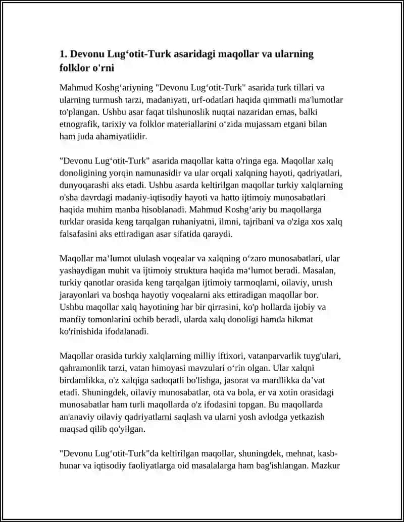 MAHMUD KOSHĢARIYNING "DEVONU LUĢOTIT TURK " ASARIDAGI FOLKLOR MATERIALLARI 3