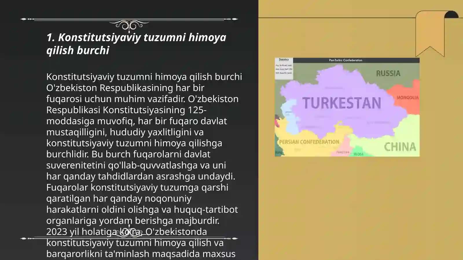 Oʻzbekiston Respublikasi fuqarolarining konstitutsiyaviy burchlari 3