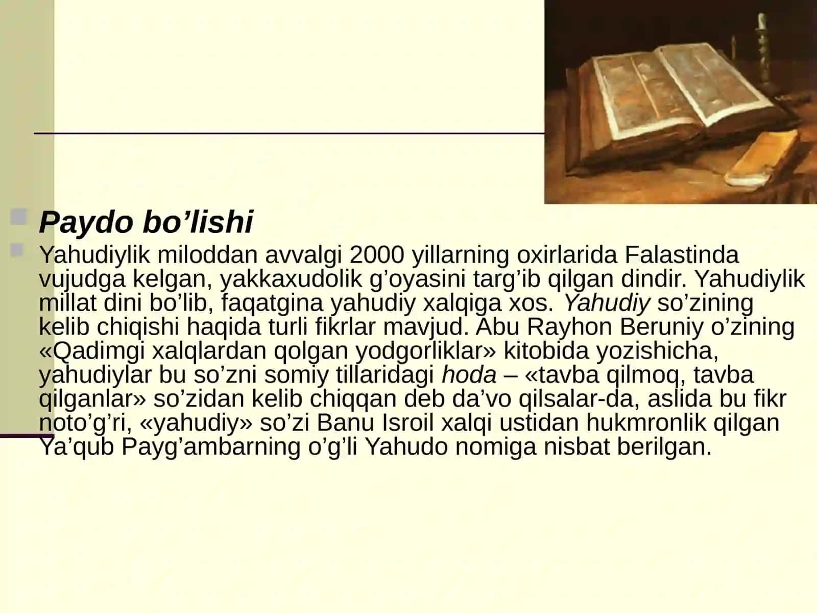 Buxoroda Yahudiylarning diniy bayramlari va marosimlari 3